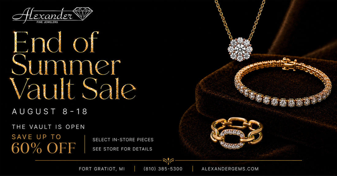 The Vault Is Open — Save Up to 60% Off This August at Alexander Fine Jewelers