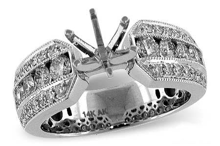 Diamond Semi-Mount Ring