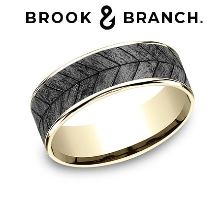 Gold Wedding Bands  -  Men'