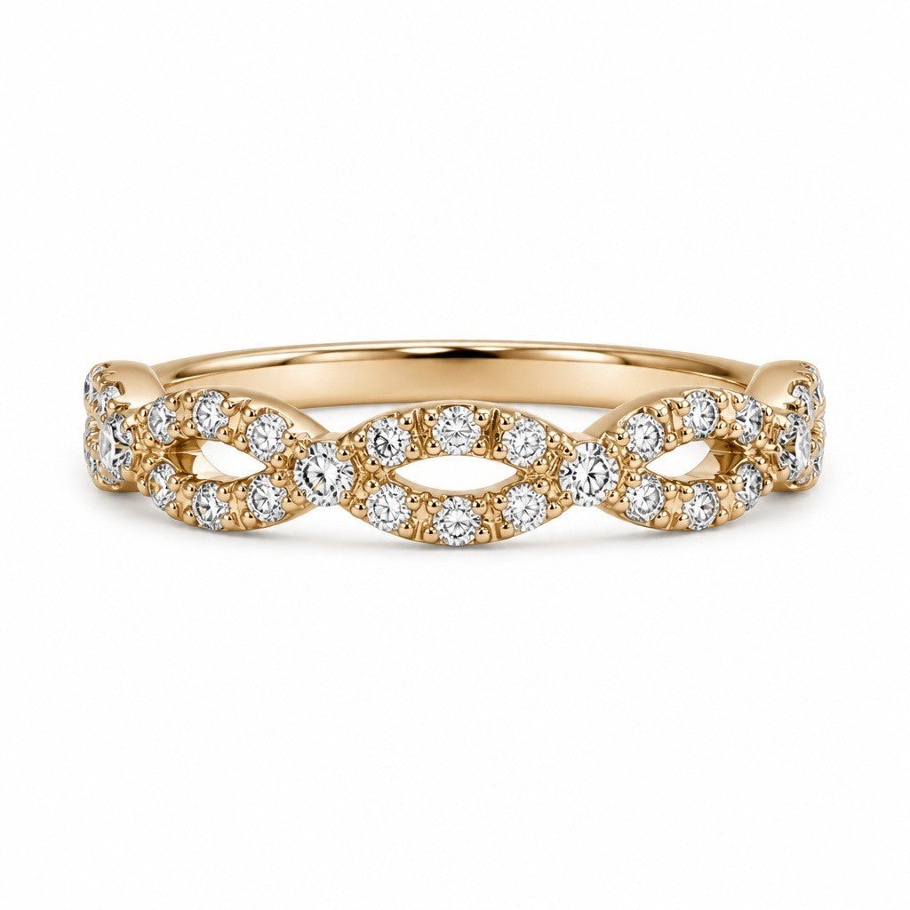 Diamond Wedding Bands  -  Women'