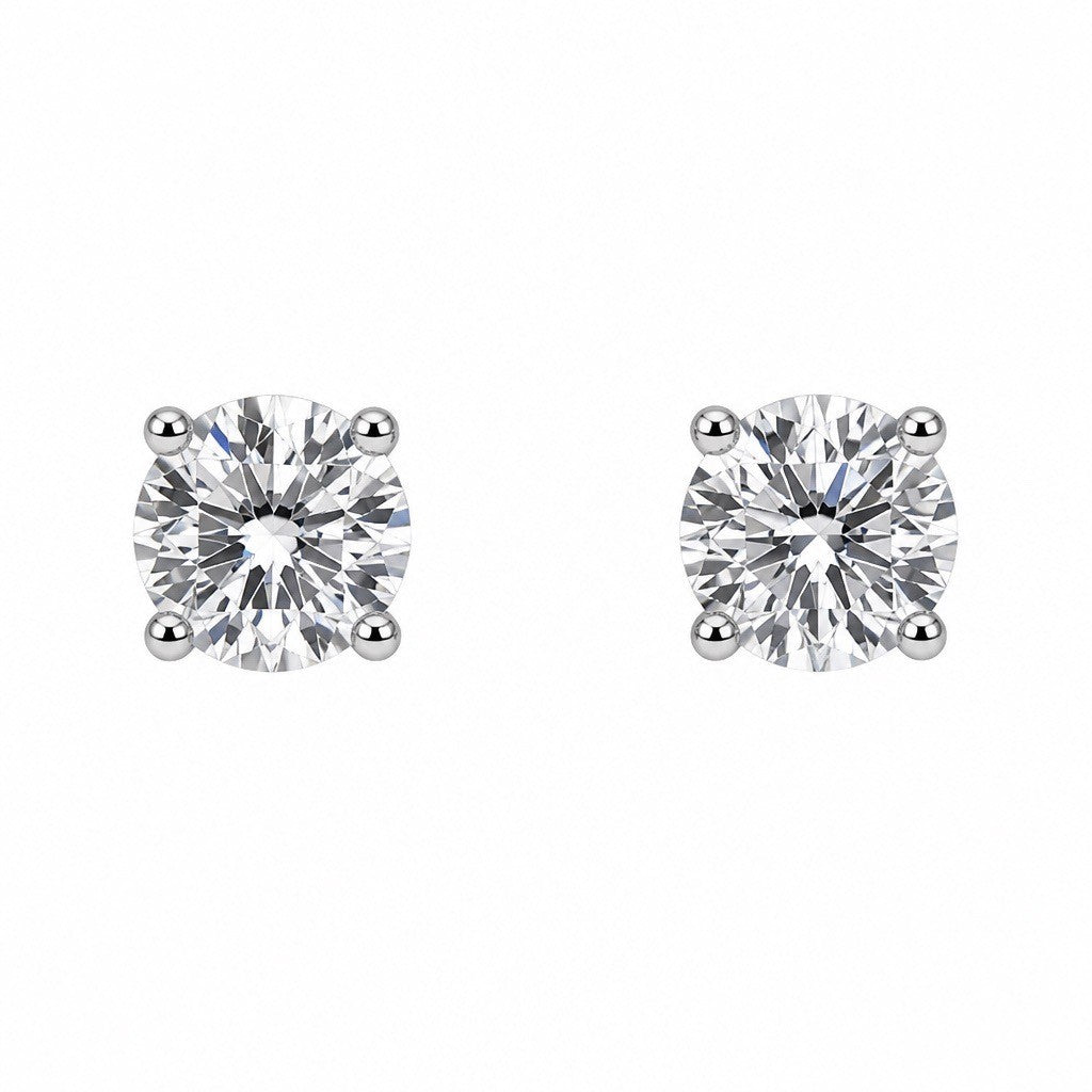 Lab grown diamond earring