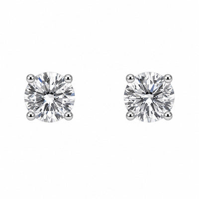 Lab grown diamond earring