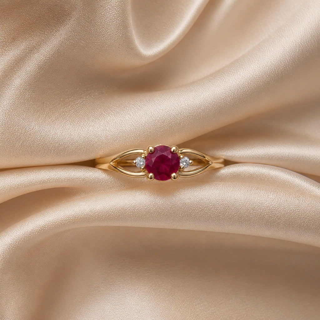 Colored Stone Rings  -  Women'
