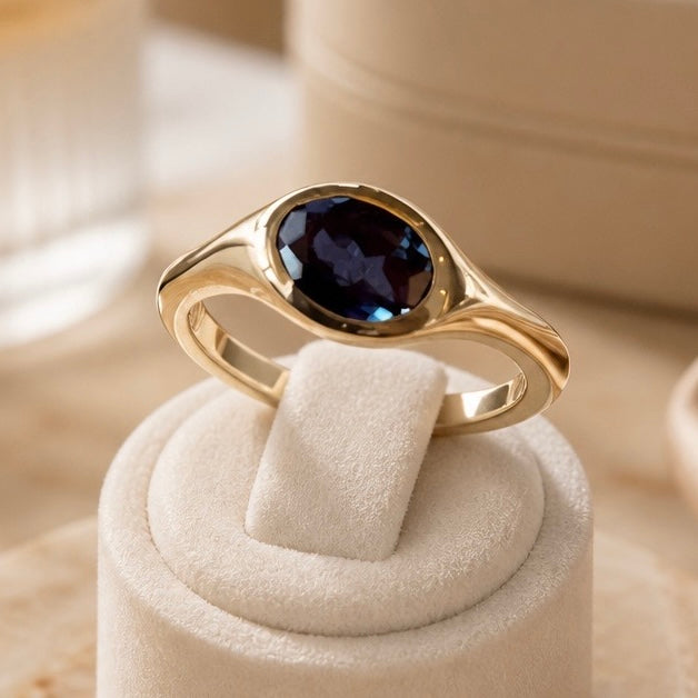 Colored Stone Rings  -  Women'