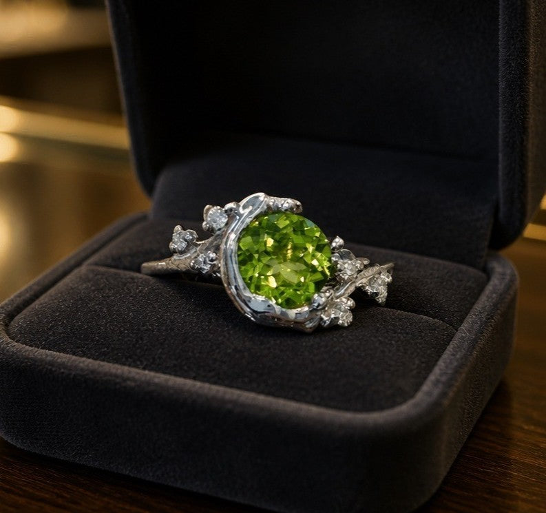 Colored Stone Rings  -  Women'
