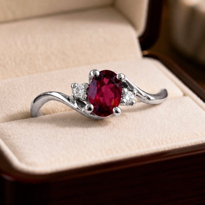 Colored Stone Rings  -  Women'