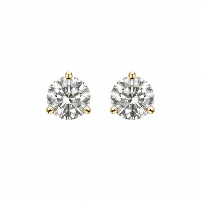 Lab grown diamond earring
