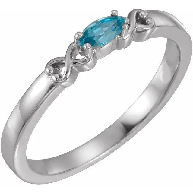 Colored Stone Rings  -  Women'