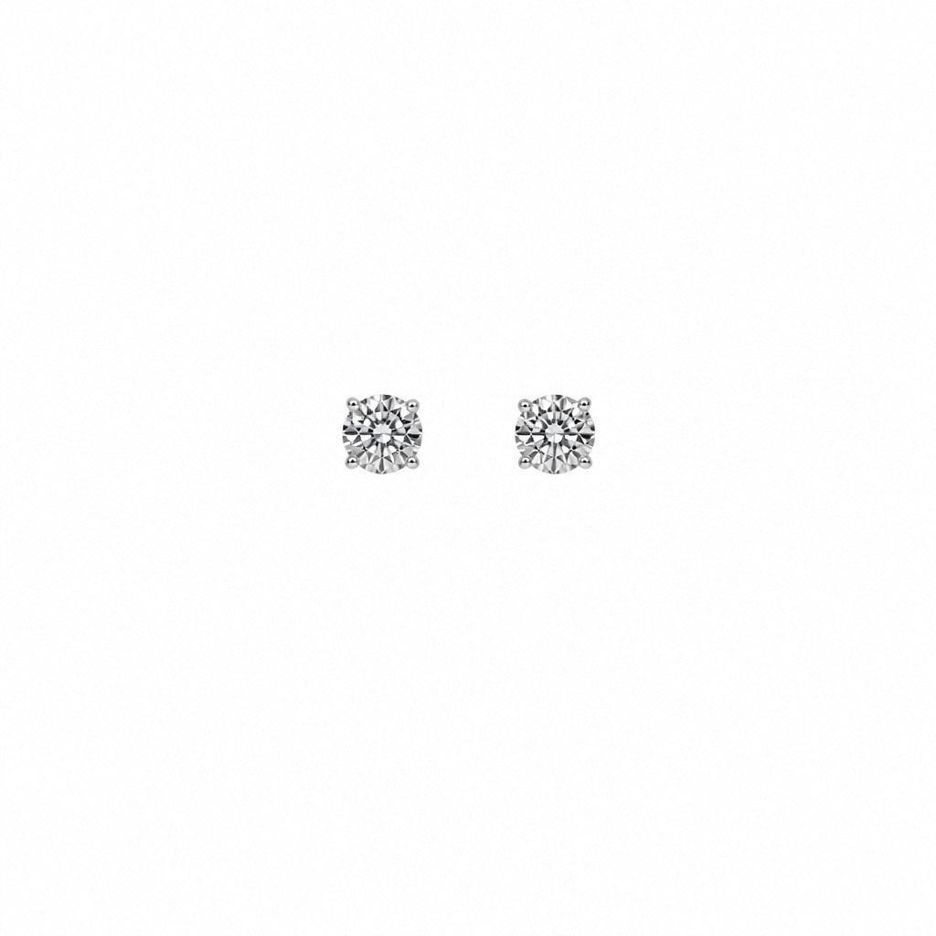 Lab grown diamond earring