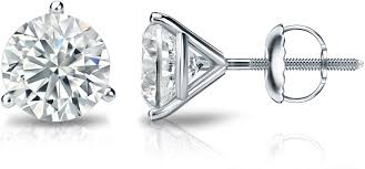 Lab grown diamond earring
