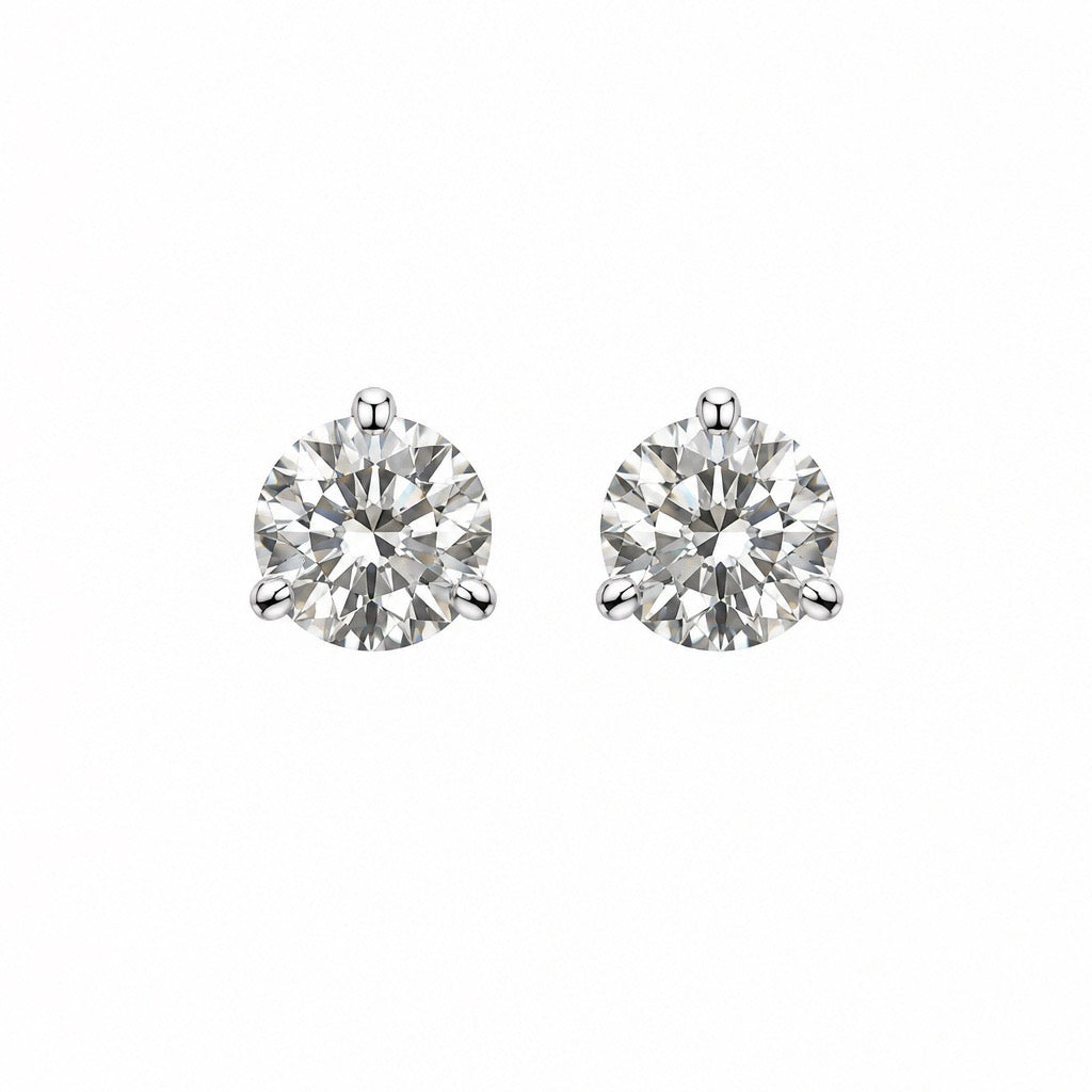 Lab grown diamond earring