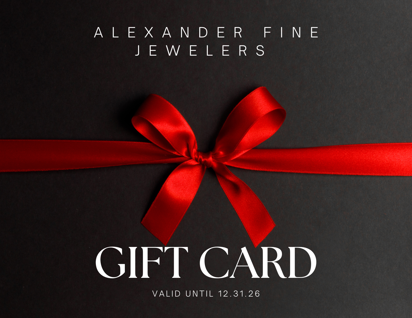 Alexander Fine Jewelers Gift Card