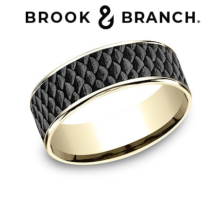 Gold Wedding Bands  -  Men'