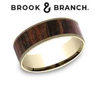 Gold Wedding Bands  -  Men'