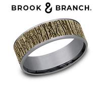 Gold Wedding Bands  -  Men'