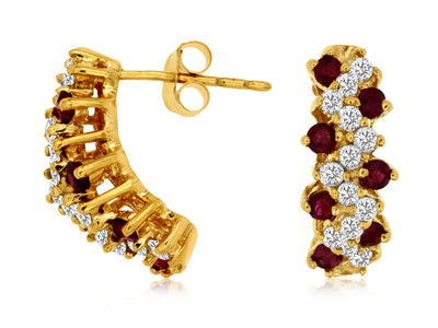 Colored Stone Earring