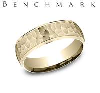 Gold Wedding Bands  -  Men'