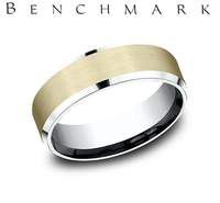 Gold Wedding Bands  -  Men'