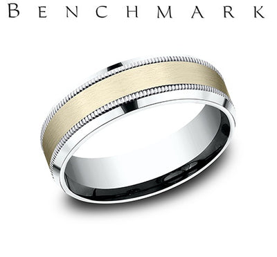 Gold Wedding Bands  -  Men'