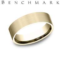 Gold Wedding Bands  -  Men'