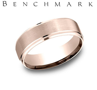 Gold Wedding Bands  -  Men'