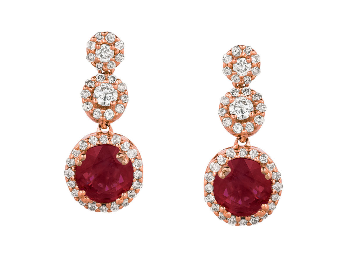 Colored Stone Earring