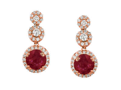 Colored Stone Earring