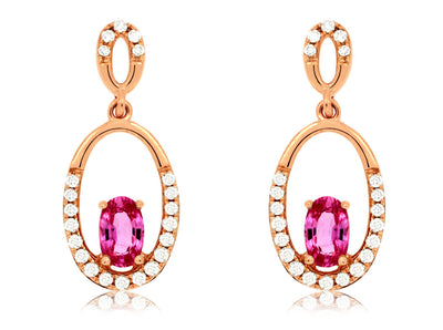 Colored Stone Earring