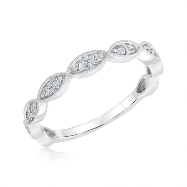 Diamond Wedding Bands  -  Women'