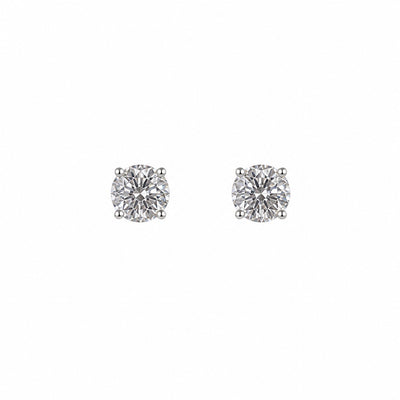 Lab grown diamond earring