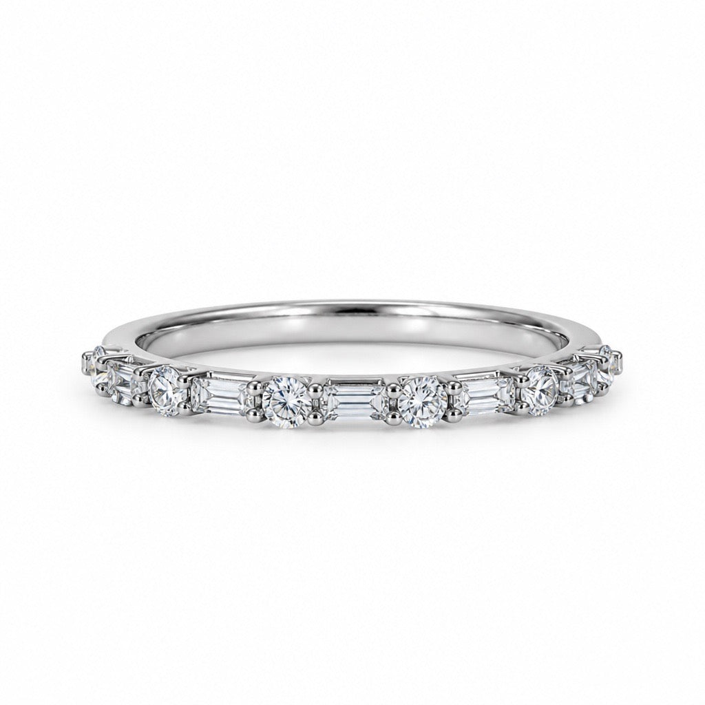 Diamond Wedding Bands  -  Women'