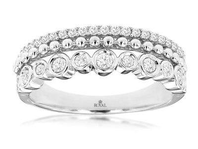 Diamond Wedding Bands  -  Women'