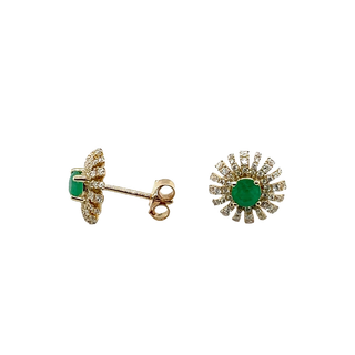 Colored Stone Earring