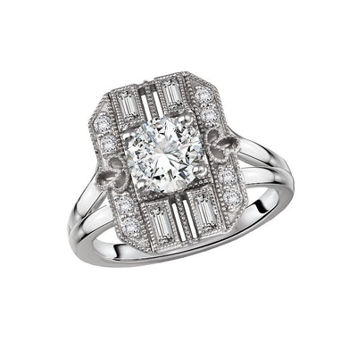 Diamond Semi-Mount Ring