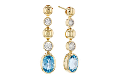 Colored Stone Earring