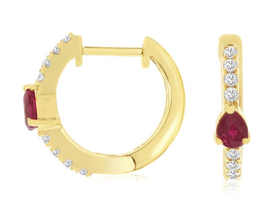 Colored Stone Earring