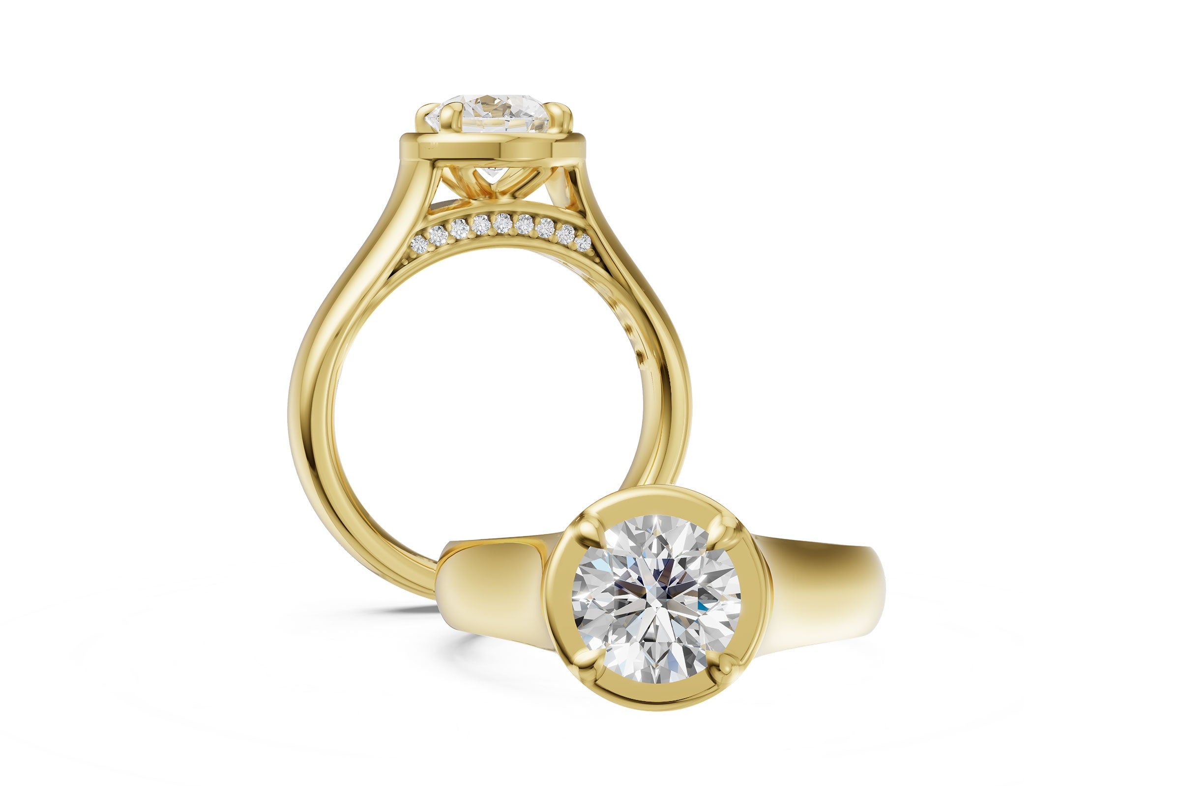 Diamond Semi-Mount Ring