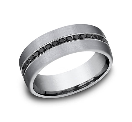 Diamond Wedding Bands  -  Men'