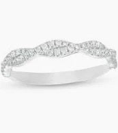 Diamond Wedding Bands  -  Women'