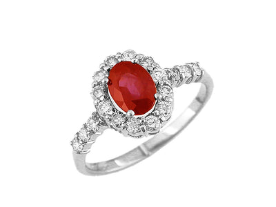 Colored Stone Rings  -  Women'