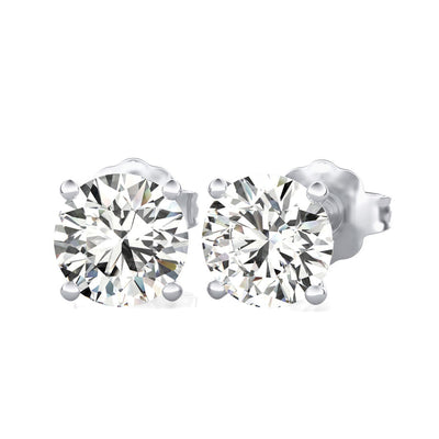 Lab grown diamond earring